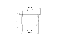 Burlington Arcade Удлинение слива, цвет: никель глянцевый ARCW19 NKL