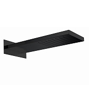 Bossini Manhattan Верхний душ 50 см, 1 вид струи, настенный, цвет: mat black I00575.073