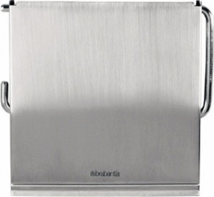 Brabantia ReNew Держатель туалетной бумаги с крышкой, подвесной, цвет: стальной 385322