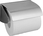 Nofer Classic Держатель туалетной бумаги с крышкой, подвесной, цвет: нержавеющая сталь 05013.S