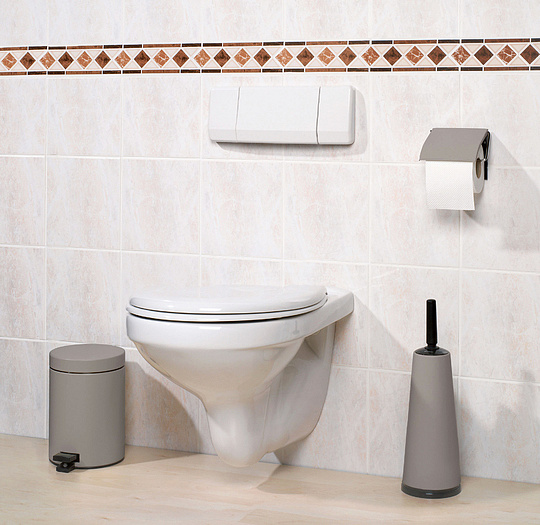 Brabantia ReNew Ершик для унитаза, напольный, цвет: платиновый 477324