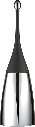 Nofer Black Ершик для унитаза, напольный, цвет: хром 9108