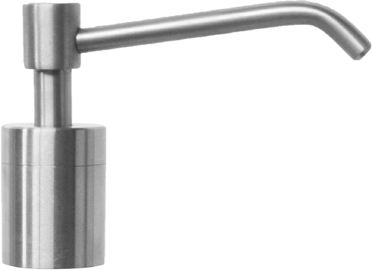 Nofer Inserts Дозатор для жидкого мыла, встраиваемый, цвет: нержавеющая сталь 03102.S