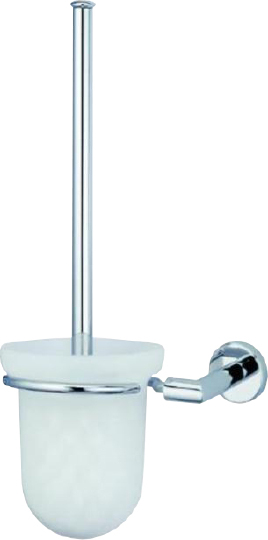 Nofer Line Ершик для унитаза, подвесной, с матовой ручкой, цвет: хром 16518.S