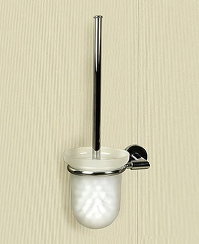 Nofer Line Ершик для унитаза, подвесной, с глянцевой ручкой, цвет: хром 16518.B