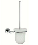 Nofer Line Ершик для унитаза, подвесной, с глянцевой ручкой, цвет: хром 16518.B