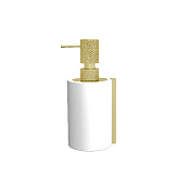 Bertocci Easy Дозатор для жидкого мыла, настольный, композитная колба, цвет: matt gold 130 2948 5050