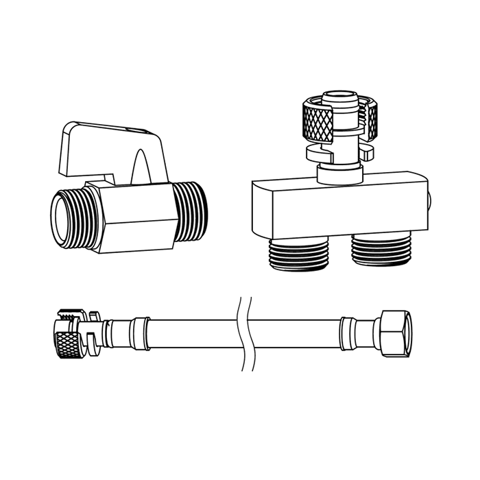 Toto RX Комплект для подключения воды SP10695UN