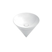 Kerama Marazzi Cono Раковина встраиваемая сверху d44,5x35h см, без перелива, цвет: белый глянцевый CO.wbi.44