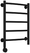 Стилье Формат 12 Полотенцесушитель электрический 45,8х60h см, выгнутая, левое, цвет: чёрный матовый 31513-6040