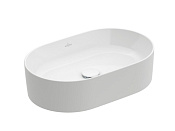 Villeroy & Boch Collaro Раковина чаша 56x36x14,5h см, без перелива, цвет: альпийский белый 4A1956R1