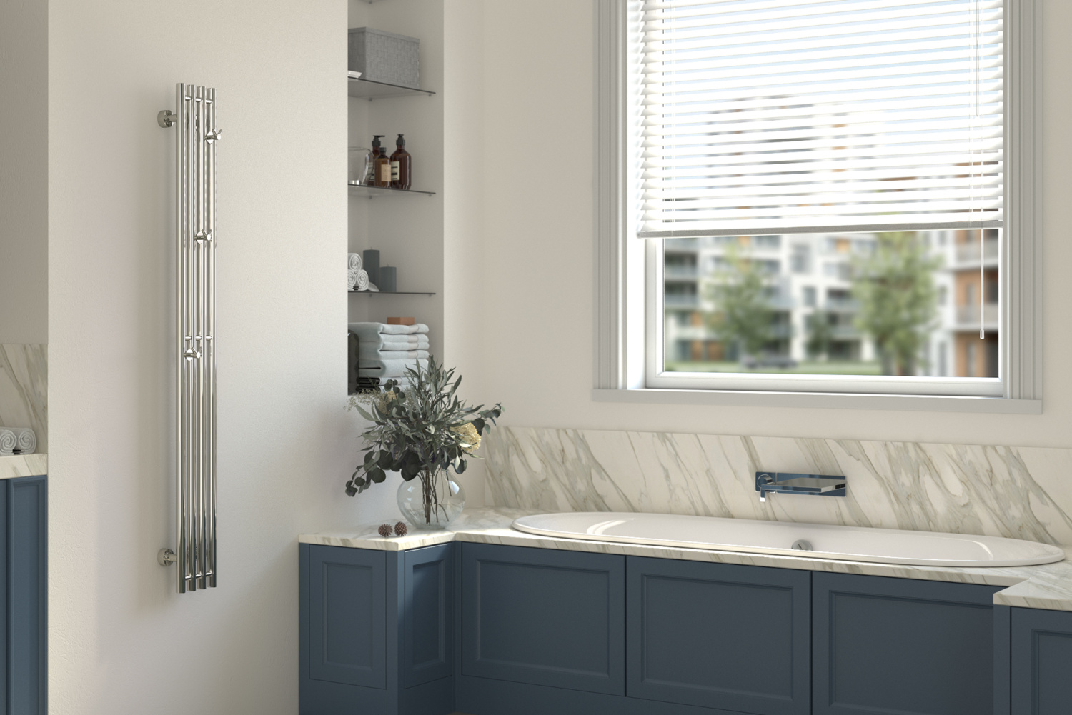 Сунержа Кантата PRO Полотенцесушитель водяной 20х150h см, цвет: сатин брашированный 071-0446-1515