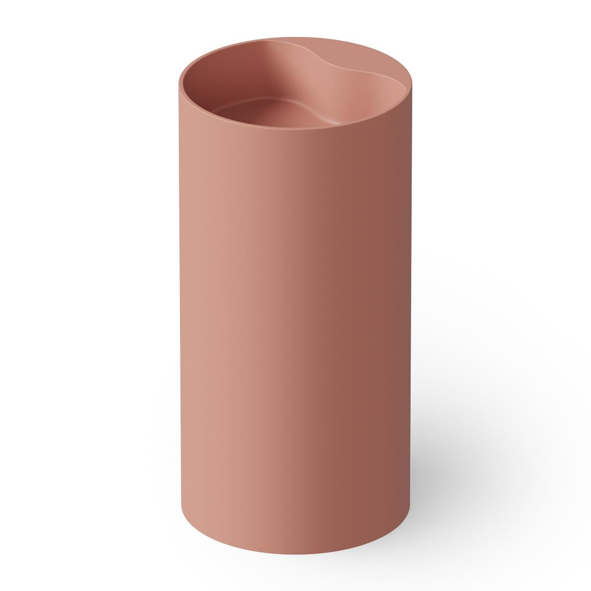 Dea Design Раковина напольная d45x90h см, Solid Surface, выпуск в пол, цвет: lotus DD2002 450 13