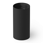 Dea Design Раковина напольная d45x90h см, Solid Surface, выпуск в пол, цвет: black DD2002 450 16