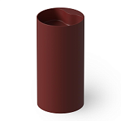 Dea Design Раковина напольная d45x90h см, Solid Surface, выпуск в пол, цвет: red wine DD2002 450 17