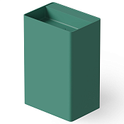 Dea Design Раковина напольная 60x42x90h см, Solid Surface, выпуск в пол, цвет: green DD2004 600 10