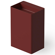 Dea Design Раковина напольная 60x42x90h см, Solid Surface, выпуск в пол, цвет: red wine DD2004 600 17