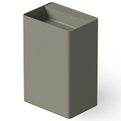 Dea Design Раковина напольная 60x42x90h см, Solid Surface, выпуск в пол, цвет: light grey DD2004 600 4