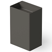 Dea Design Раковина напольная 60x42x90h см, Solid Surface, выпуск в пол, цвет: graphite DD2004 600 5