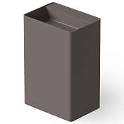 Dea Design Раковина напольная 60x42x90h см, Solid Surface, выпуск в пол, цвет: grey brown DD2004 600 6