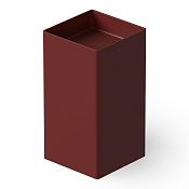 Dea Design Раковина напольная 45x45x90h см, Solid Surface, выпуск в пол, цвет: red wine DD2017 450 17