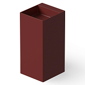 Dea Design Раковина напольная 42x45x90h см, Solid Surface, выпуск в пол, цвет: red wine DD2019 420 17