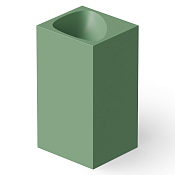 Dea Design Раковина напольная 49,5x45,5x88h см, Solid Surface, выпуск в пол, цвет: mint DD2024 495 12