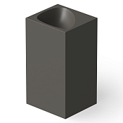 Dea Design Раковина напольная 49,5x45,5x88h см, Solid Surface, выпуск в пол, цвет: graphite DD2024 495 5