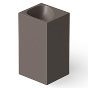 Dea Design Раковина напольная 49,5x45,5x88h см, Solid Surface, выпуск в пол, цвет: grey brown DD2024 495 6