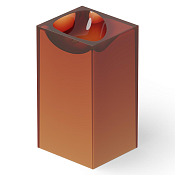 Dea Design Раковина напольная 49,5x45,5x88h см, Glasstech, выпуск в пол, цвет: sunset DD2024 495 R1