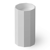 Dea Design Раковина напольная 48x45,6x90h см, Solid Surface, выпуск в пол, цвет: white DD2026 480 18