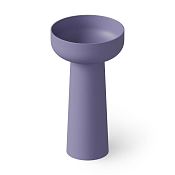 Dea Design Раковина напольная d48x88h см, Solid Surface, выпуск в пол, цвет: lilac DD2027 480 14