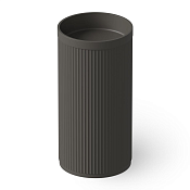 Dea Design Раковина напольная d45x90h см, Solid Surface, выпуск в пол, цвет: graphite DD2801 450 5