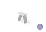 Dea Design Стульчик для ванной 42x30x43h см, Solid Surface, цвет: lilac DD3001 420 14