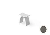 Dea Design Стульчик для ванной 42x30x43h см, Solid Surface, цвет: graphite DD3001 420 5