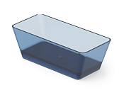 Dea Design Modern Ванна из Glasstech отдельностоящая 150x68 см, цвет: royal blue DD8603 1500 R7