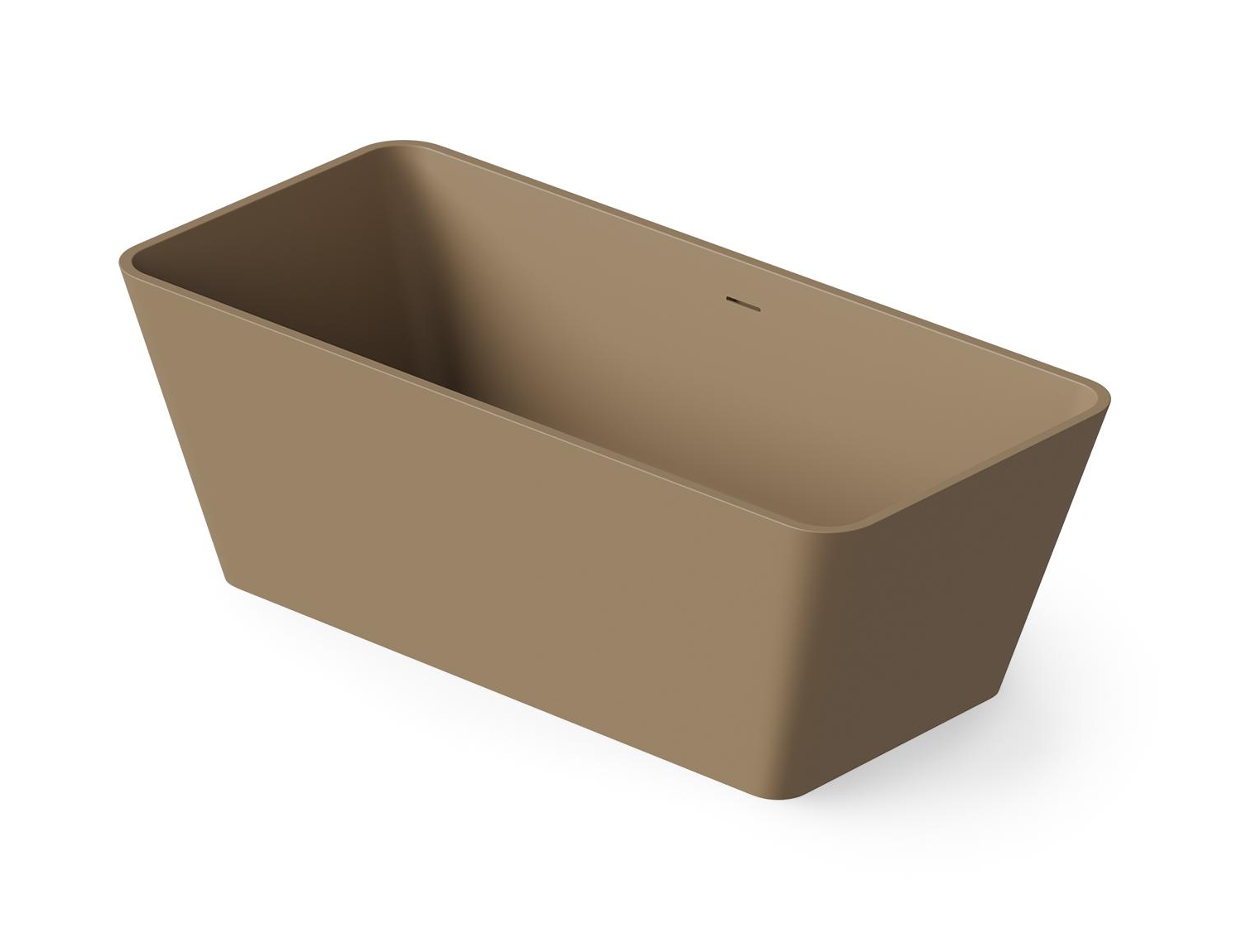 Dea Design Modern Ванна из Solid Surface отдельностоящая 170x78 см, цвет: light camel DD8603 1700 2