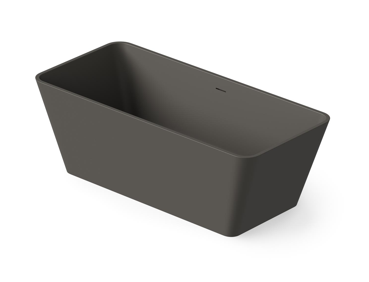 Dea Design Modern Ванна из Solid Surface отдельностоящая 170x78 см, цвет: graphite DD8603 1700 5