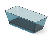 Dea Design Modern Ванна из Glasstech отдельностоящая 170x78 см, цвет: dark blue DD8603 1700 R11