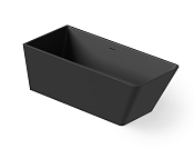 Dea Design Soul Ванна из Solid Surface отдельностоящая 170x73 см, цвет: black DD8605 1700 16