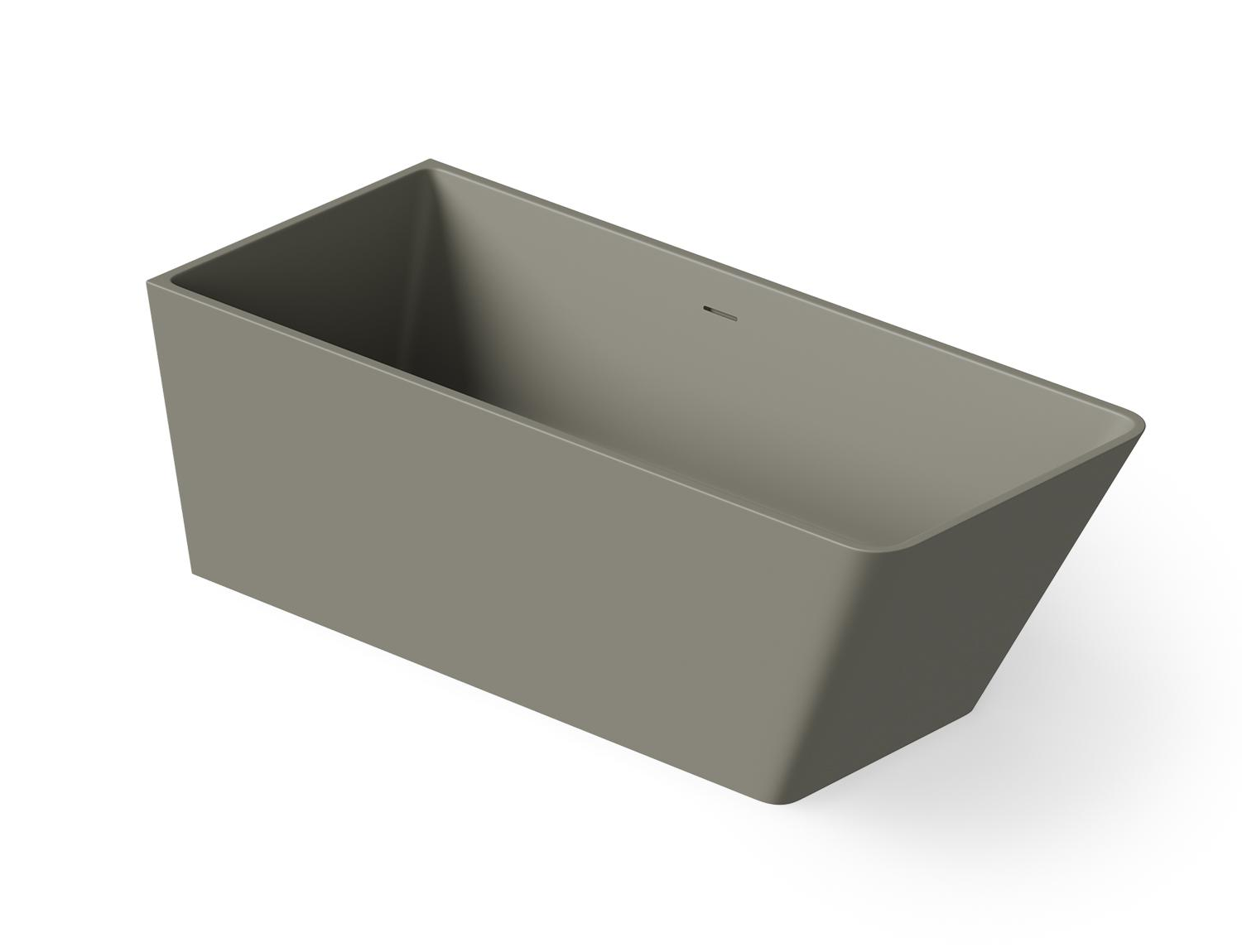 Dea Design Soul Ванна из Solid Surface отдельностоящая 170x73 см, цвет: light grey DD8605 1700 4