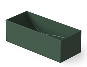 Dea Design Modern Ванна из Solid Surface отдельностоящая 170x72 см, цвет: dark green DD8607 1700 11