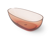 Dea Design Modern Ванна из Glasstech отдельностоящая 150x76 см, цвет: brown copper DD8608 1500 R9