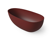 Dea Design Modern Ванна из Solid Surface отдельностоящая 160x80 см, цвет: red wine DD8608 1600 17