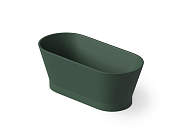 Dea Design Shadow Ванна из Solid Surface отдельностоящая 150x68 см, цвет: dark green DD8609 1500 11