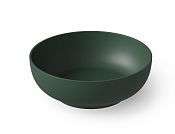 Dea Design Round Ванна из Solid Surface отдельностоящая 150x150 см, цвет: dark green DD8610 1500 11