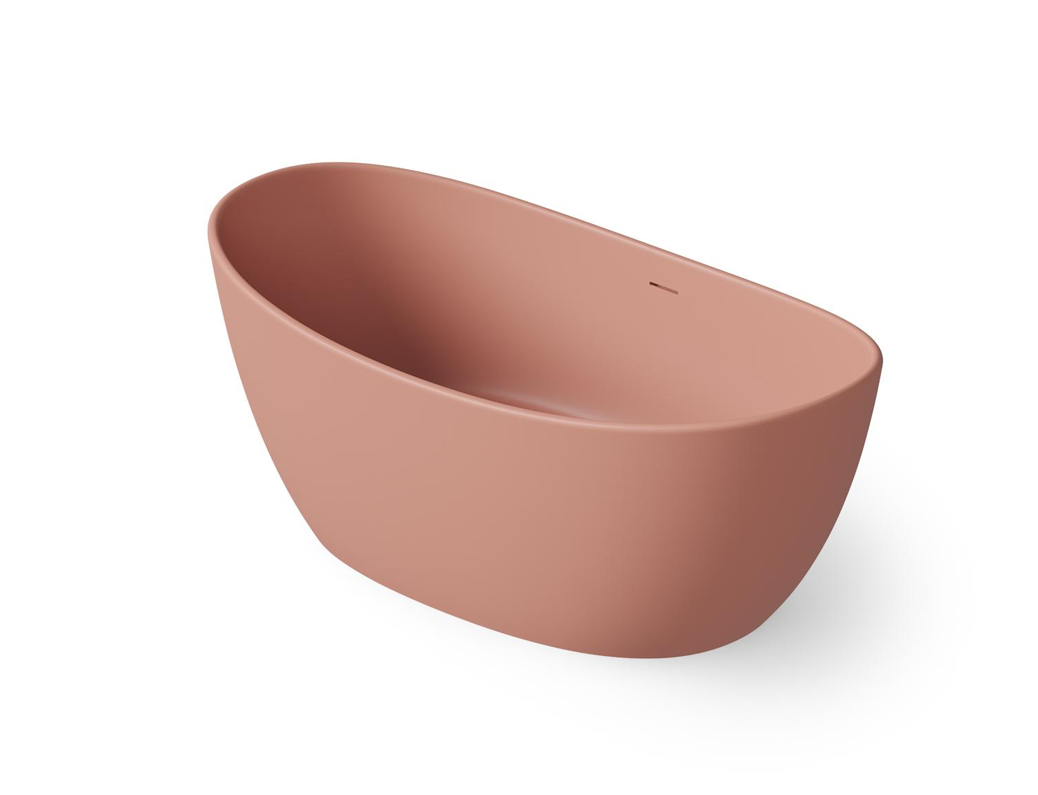 Dea Design Elegant Ванна из Solid Surface отдельностоящая 163x85 см, цвет: lotus DD8611 1630 13