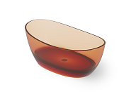 Dea Design Elegant Ванна из Glasstech отдельностоящая 163x85 см, цвет: sunset DD8611 1630 R1