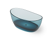 Dea Design Elegant Ванна из Glasstech отдельностоящая 163x85 см, цвет: dark blue DD8611 1630 R11
