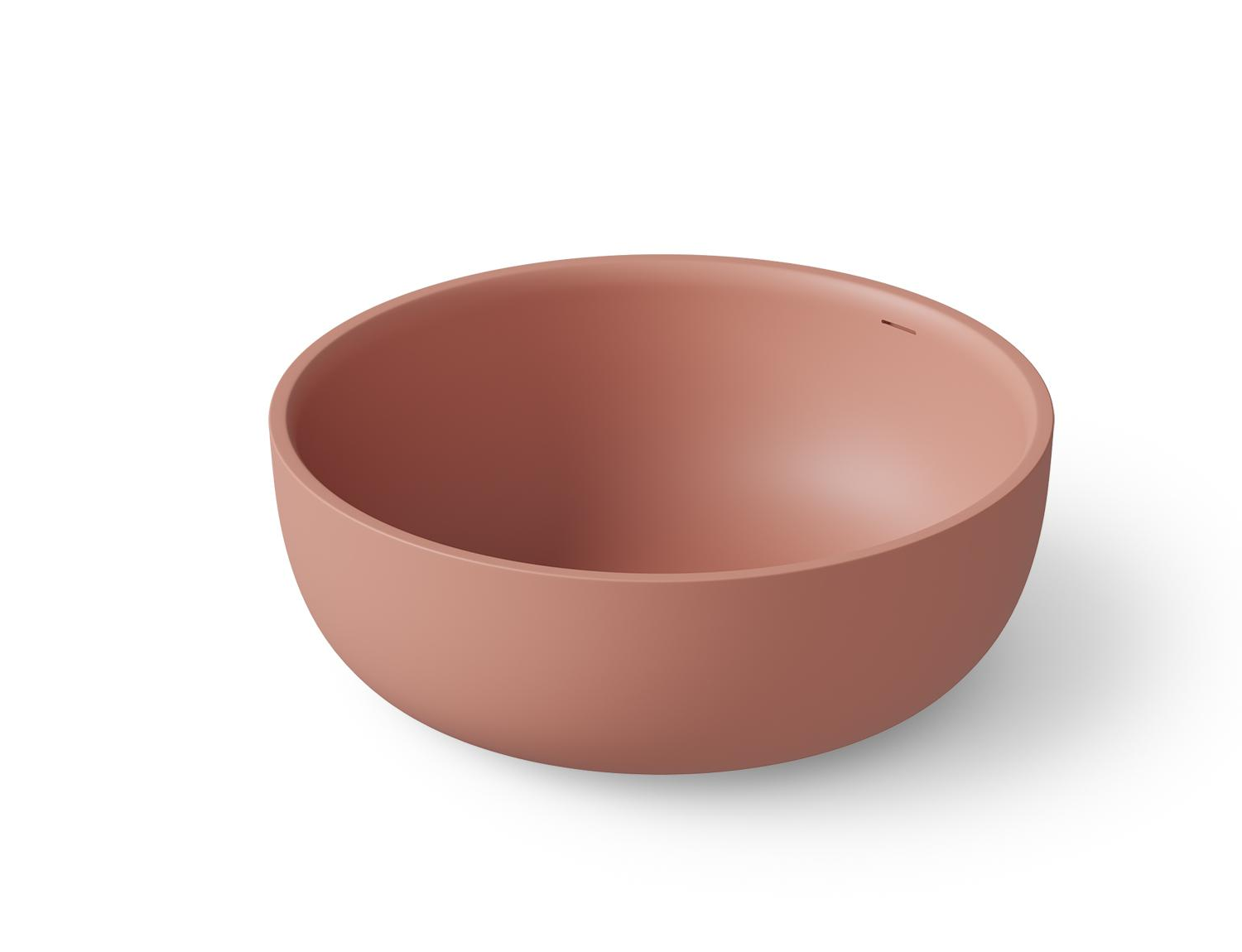 Dea Design Round Ванна из Solid Surface отдельностоящая 135x135 см, цвет: lotus DD8612 1350 13